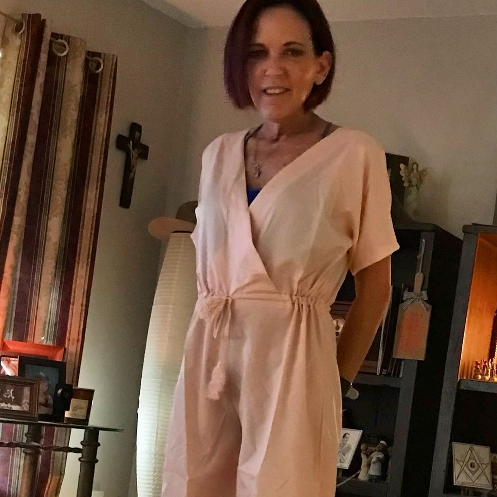 Women pink jumpsuit